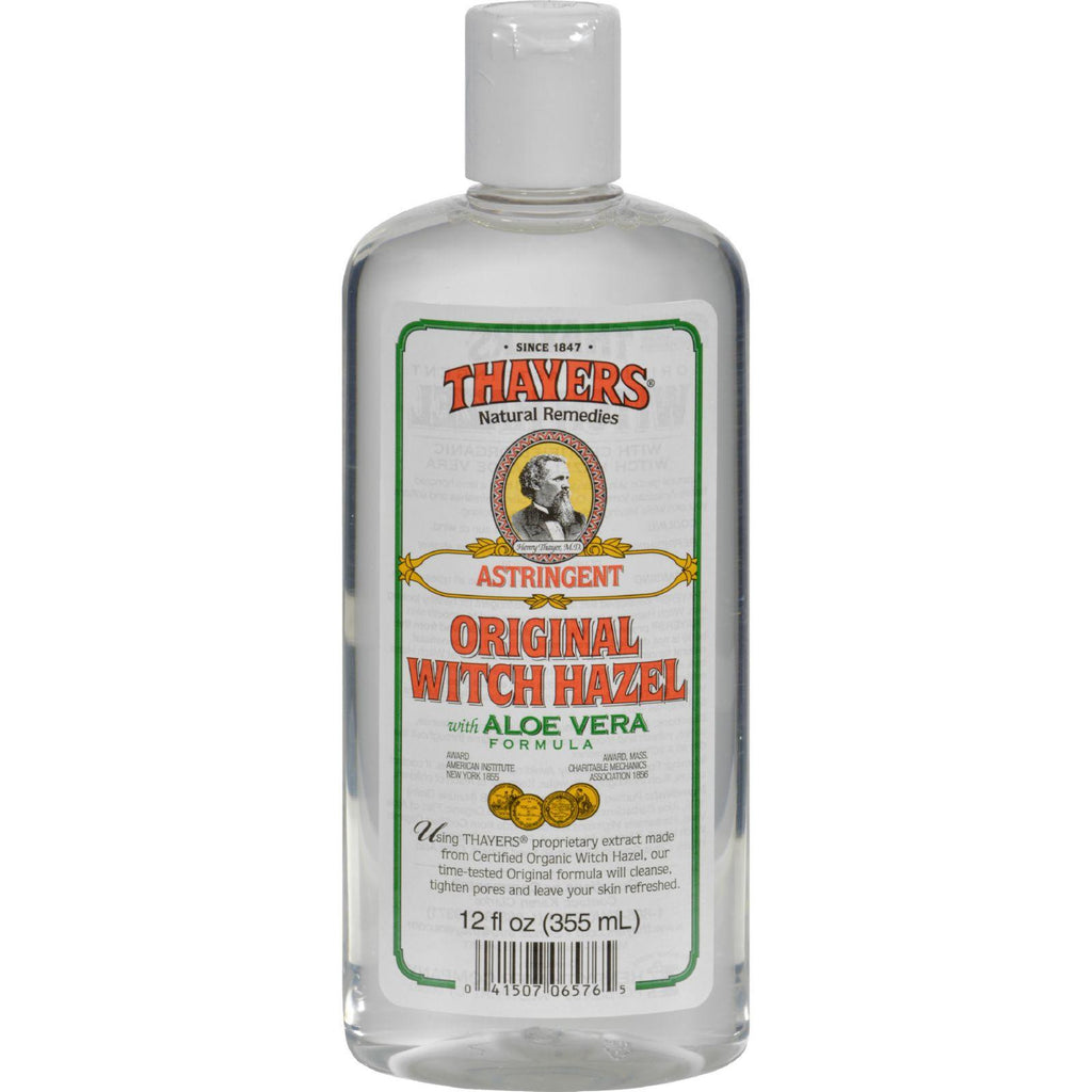 Thayers Witch Hazel With Aloe Vera Original - 12 Fl Oz