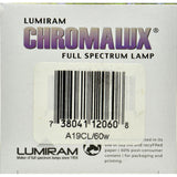 Chromalux Standard Clear Light Bulb - 60 Watt - 1 Bulb