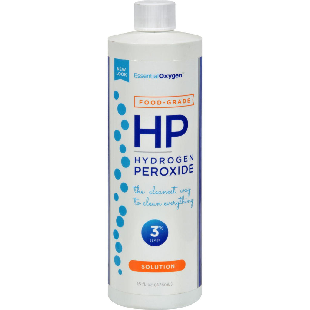 Essential Oxygen Hydrogen Peroxide 3% - Food Grade - 16 Oz