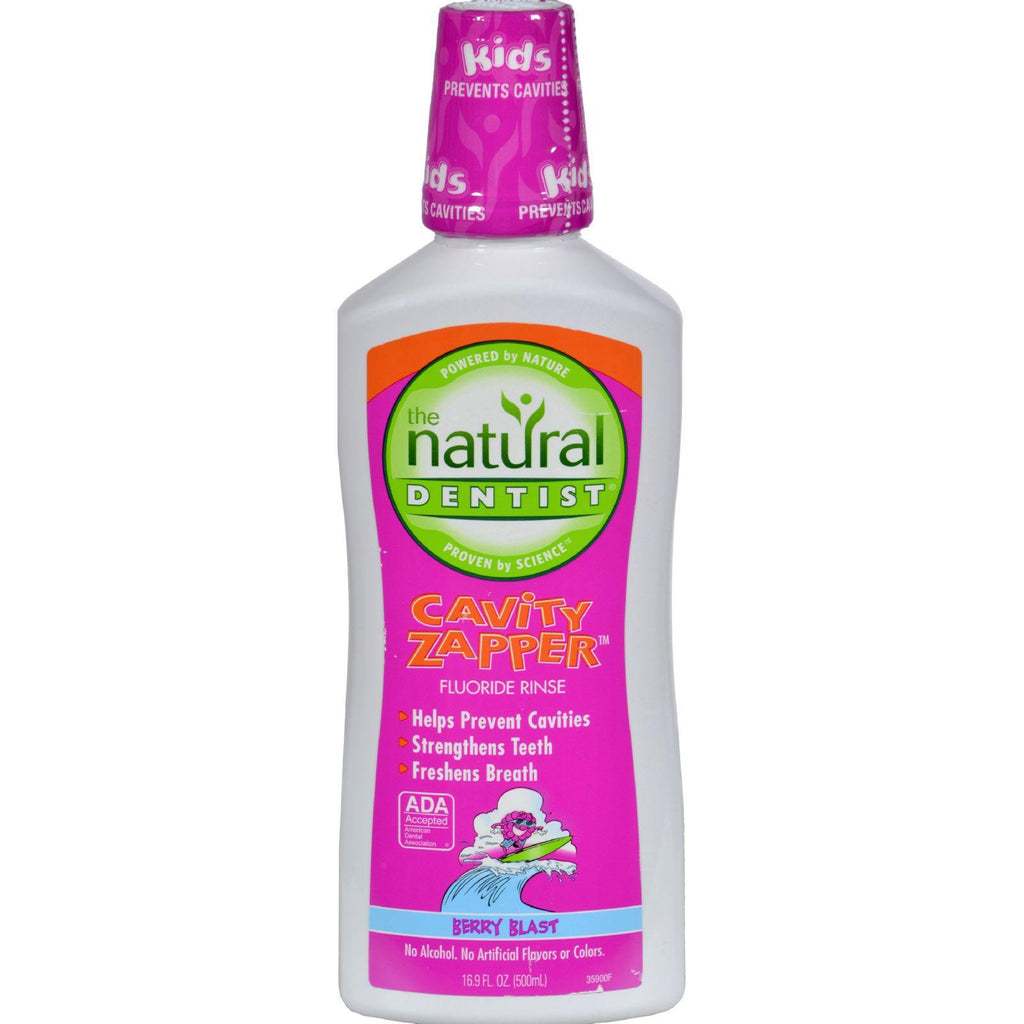 Natural Dentist Fluoride Rinse - Kids - Cavity Zapper - 16. 9 Fl Oz