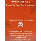 Choice Organic Teas Twig Tea Twig Kukicha - 16 Tea Bags - Case Of 6