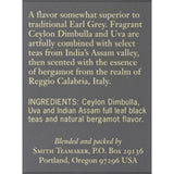 Smith Teamaker Black Tea - Lord Bergamot - Case Of 6 - 15 Bags