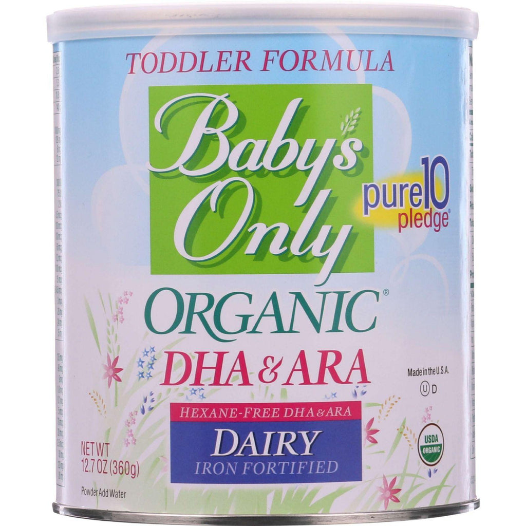 Babys Only Organic Toddler Formula - Organic - Dairy - Dha And Ara - 12.7 Oz - Case Of 6