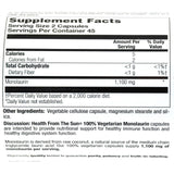 Health From The Sun Monolaurin - 100 Percent Vegetarian - 90 Vcaps
