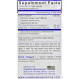 Creative Bioscience Joint Formula - 120 Vegetarian Capsules