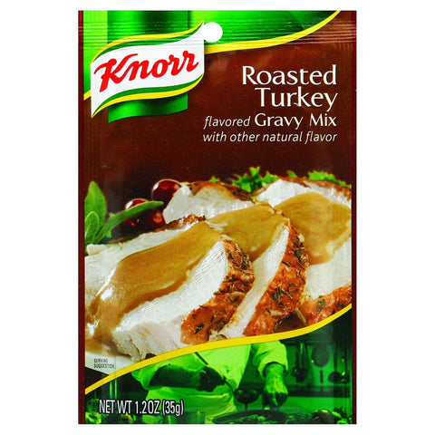 Knorr Gravy Mix - Roasted Turkey Flavored - 1.2 Oz - Case Of 12