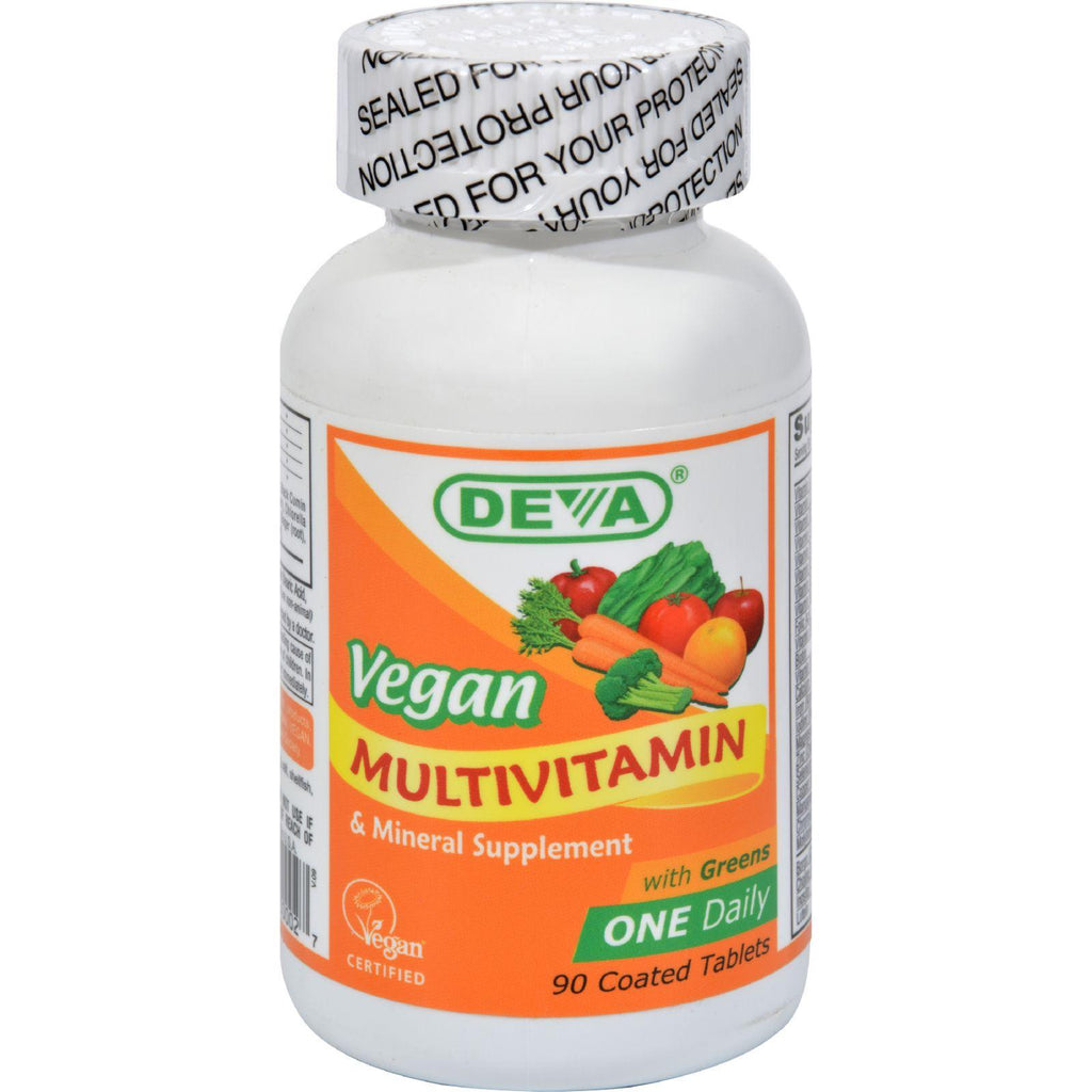 Deva Vegan Multivitamin And Mineral Supplement - 90 Coated Tablets