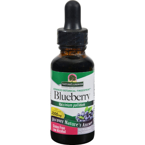 Nature's Answer Blueberry Leaf - 1 Fl Oz