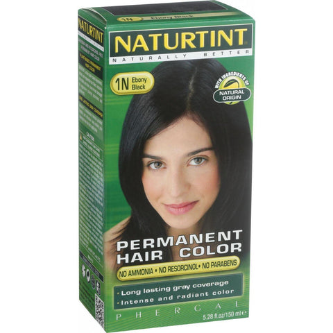 Naturtint Hair Color - Permanent - 1n - Ebony Black - 5.28 Oz