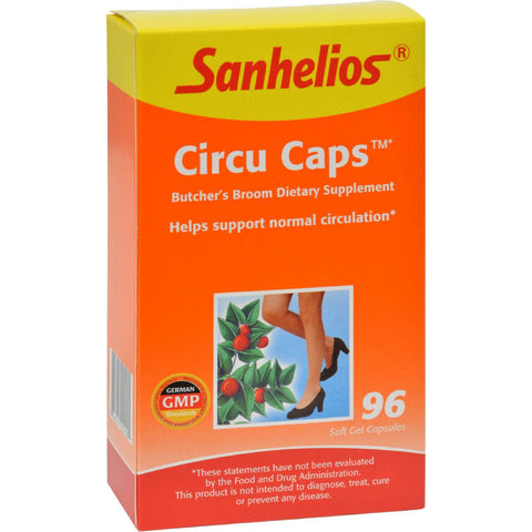 Sanhelios Circu Caps With Butcher's Broom And Rosemary - 96 Capsules