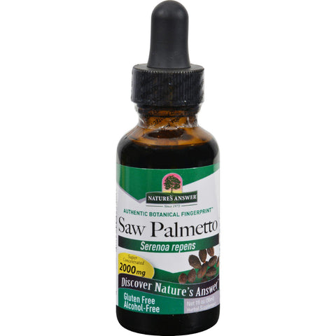 Nature's Answer Saw Palmetto Berry Alcohol Free - 1 Fl Oz