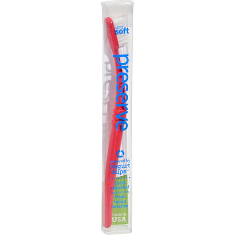Preserve Toothbrush Is A Travel Case, Ultra Soft - 6 Pack - Assorted Colors
