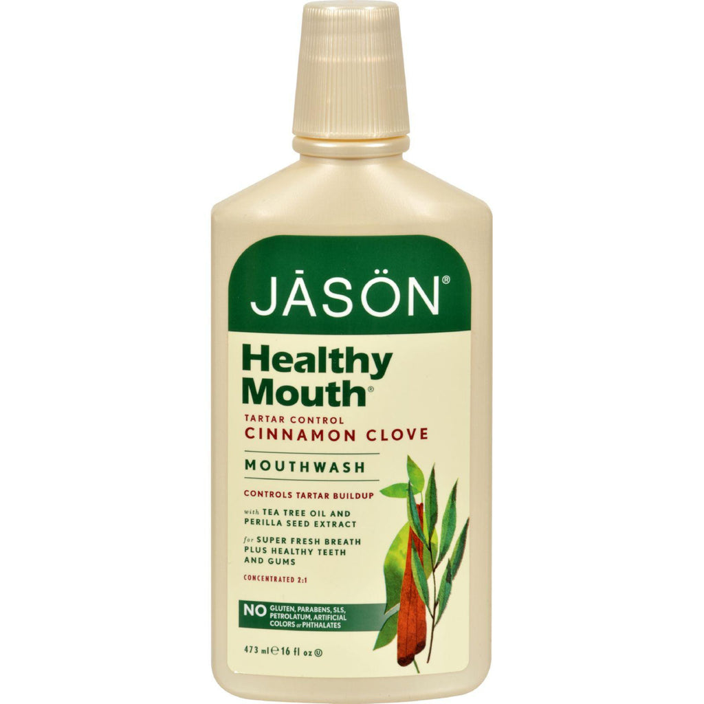 Jason Healthy Mouth Mouthwash Cinnamon Clove - 16 Fl Oz