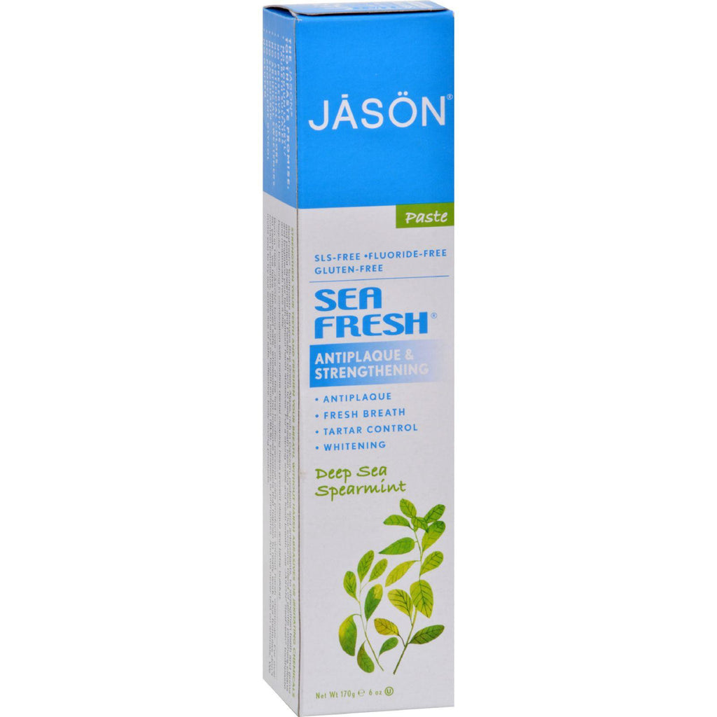 Jason Sea Fresh - All Natural Sea-sourced Toothpaste Deep Sea Spearmint - 6 Oz