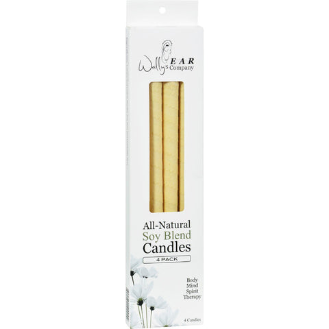 Wally's Ear Candles Plain Paraffin - 4 Candles