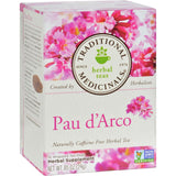 Traditional Medicinals Pau D'arco Herbal Tea - 16 Tea Bags - Case Of 6