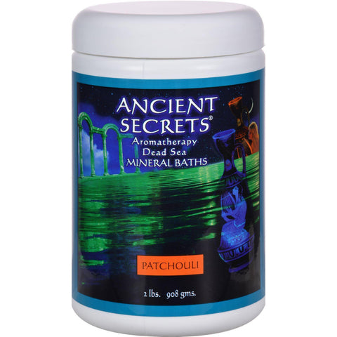 Ancient Secrets Aromatherapy Dead Sea Mineral Baths Patchouli - 2 Lbs