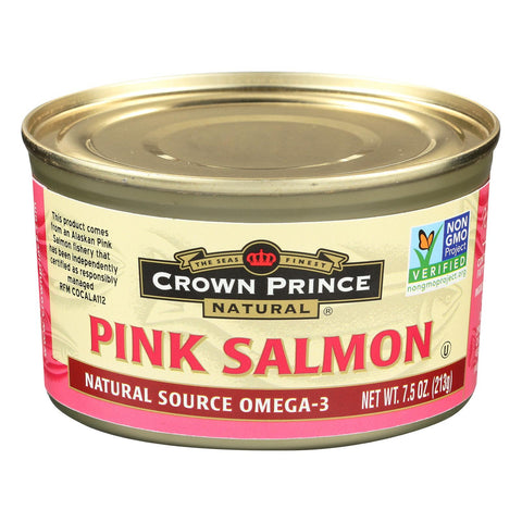 Crown Prince Alaskan Pink Salmon - Case Of 12 - 7.5 Oz.