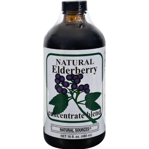 Natural Sources Elderberry Concentrate - 16 Fl Oz