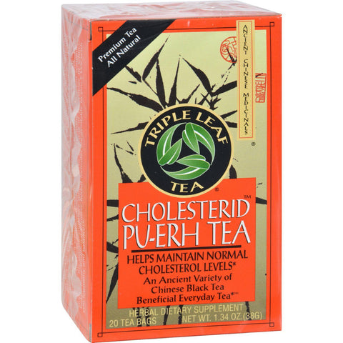 Triple Leaf Tea Cholesterid - 20 Tea Bags - Case Of 6