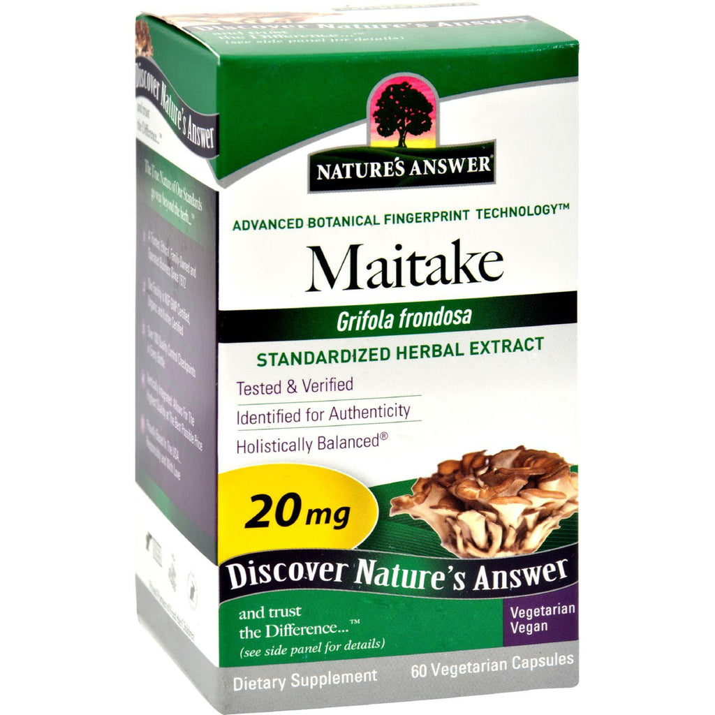 Nature's Answer Maitake Bio-beta-glucan - 60 Vegetarian Capsules