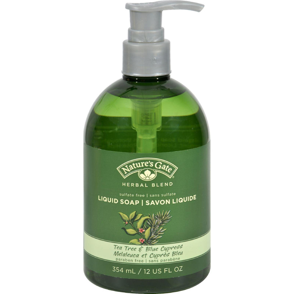 Nature's Gate Organics Liquid Soap Tea Tree And Blue Cypress - 12 Fl Oz