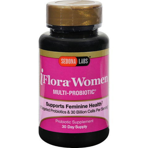 Sedona Labs Iflora Probiotics For Women - 60 Vegetarian Capsules