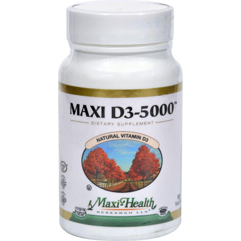 Maxi Health Kosher Vitamins Maxi D3 5000 - 5000 Iu - 90 Tablets