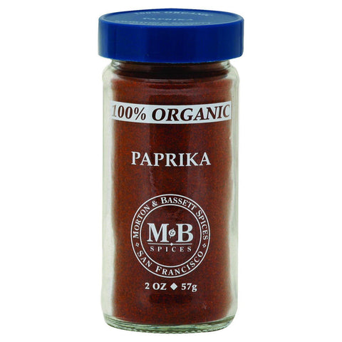 Morton And Bassett 100% Organic Seasoning - Paprika - 2 Oz - Case Of 3