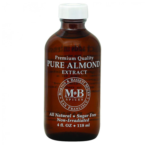 Morton And Bassett Seasoning - Almond Extract - Pure - 4 Oz - Case Of 3