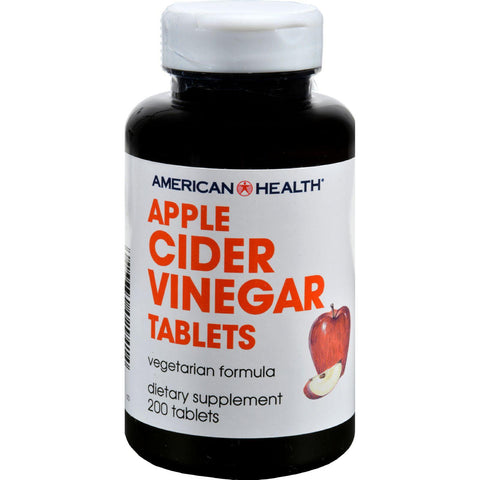 American Health Apple Cider Vinegar - 300 Mg - 200 Tablets