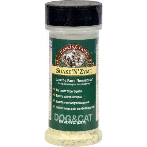 Dancing Paws Shake'n'zyme For Cats And Dogs - 4.4 Oz