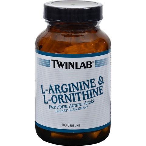 Twinlab L-arginine And L-ornithine - 100 Capsules