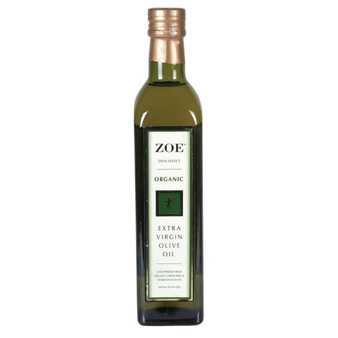 Zoe Olive Oil - Extra Virgin - Case Of 6 - 500 Ml