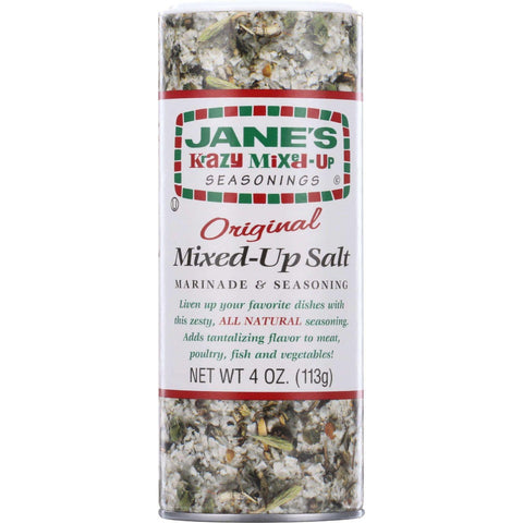 Janes Krazy Seasoning - Original Mixed-up Salt - 4 Oz - Case Of 6