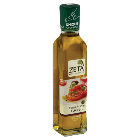 Zeta Oil Extra Virgin Olive Oil - Case Of 6 - 8.45 Fl Oz.