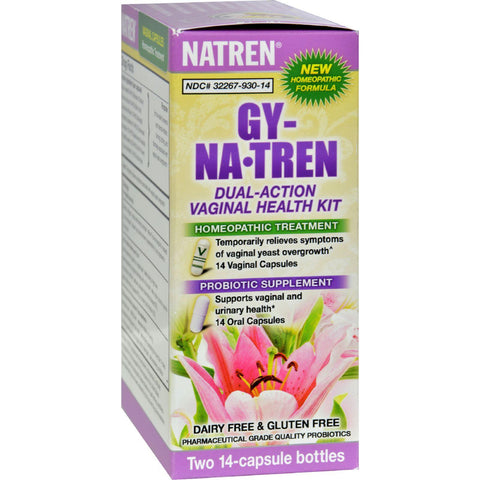 Natren Gy-na.tren Vaginal Health Solution Kit - 2 Bottles