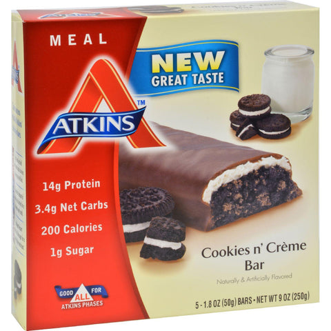 Atkins Advantage Bar Cookies N Creme - 5 Bars