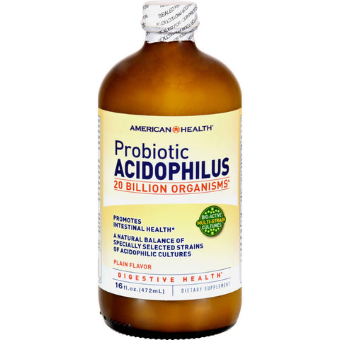 American Health Probiotic Acidophilus Plain - 16 Fl Oz