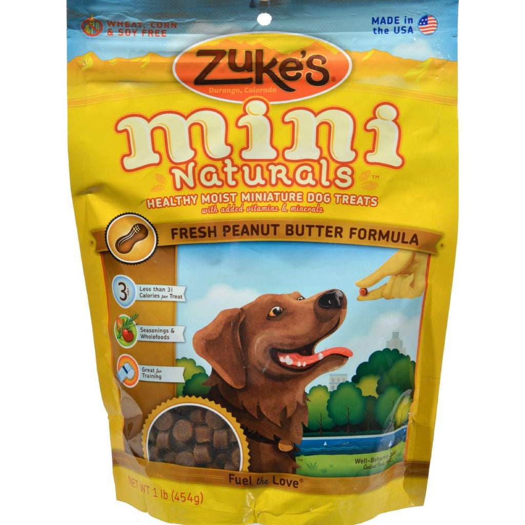 Zuke's Mini Naturals Dog Treats Peanut Butter - 16 Oz