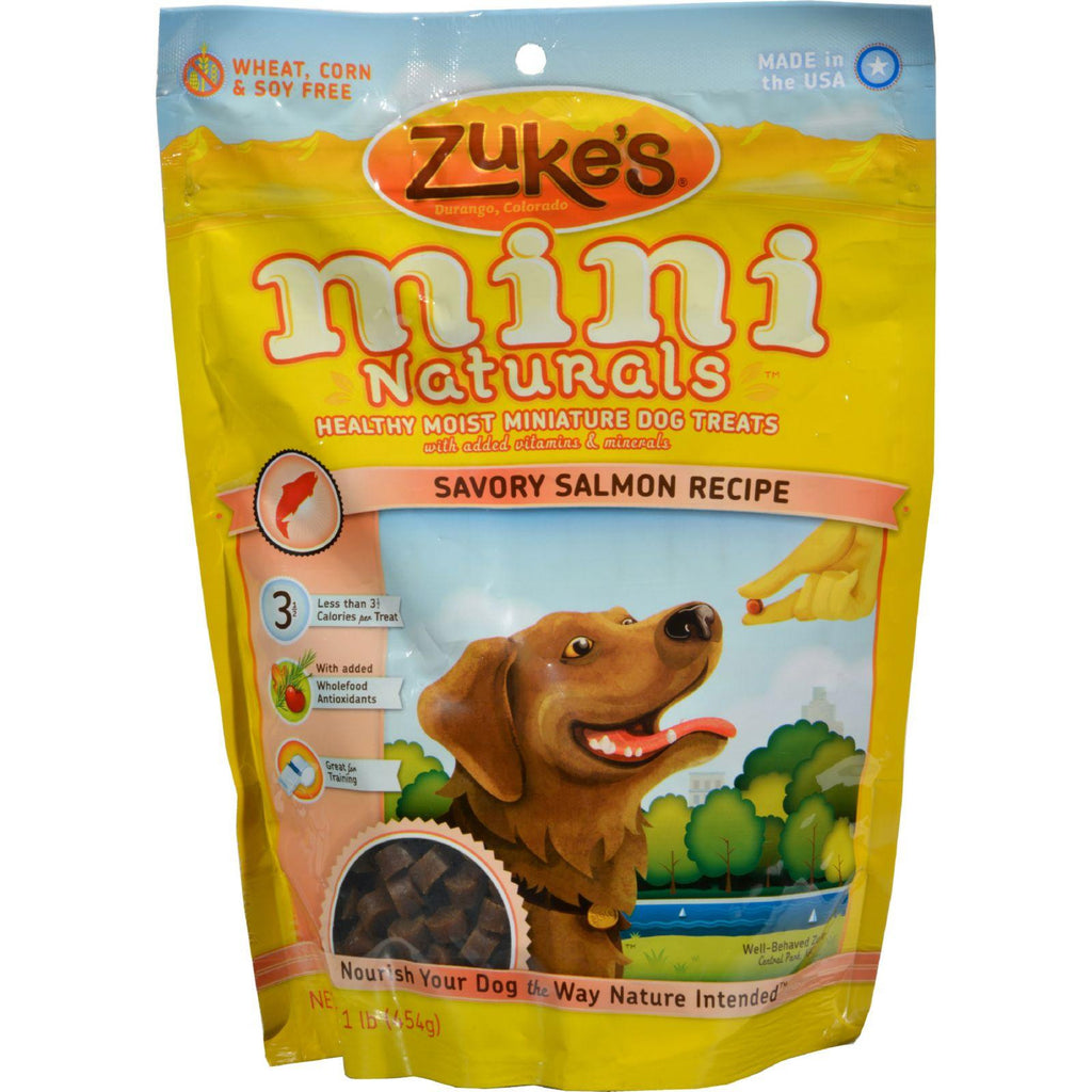 Zuke's Mini Naturals Dog Treats Salmon - 16 Oz