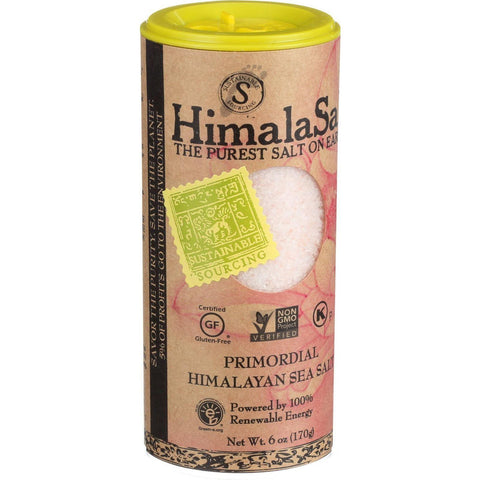 Himalasalt Primordial Himalayan Sea Salt - Fine Grain - Shaker - 6 Oz - Case Of 6