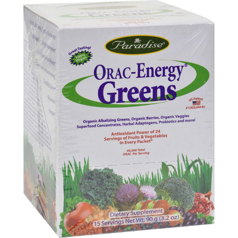Paradise Herbs Orac Energy Greens - 3.2 Oz