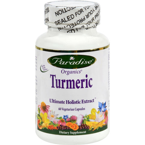 Paradise Herbs Essential Turmeric - 60 Vegetarian Capsules