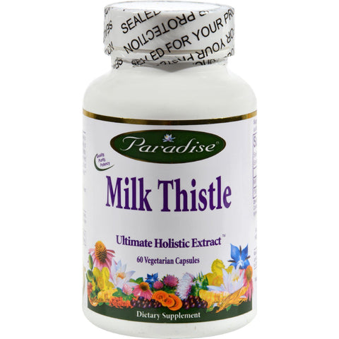 Paradise Herbs Milk Thistle - 60 Vegetarian Capsules