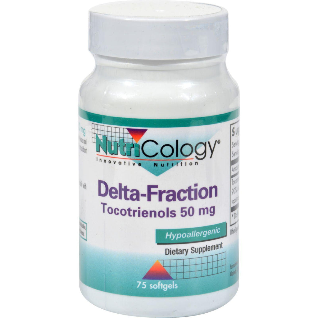 Nutricology Delta-fraction Tocotrienols - 50 Mg - 75 Softgels