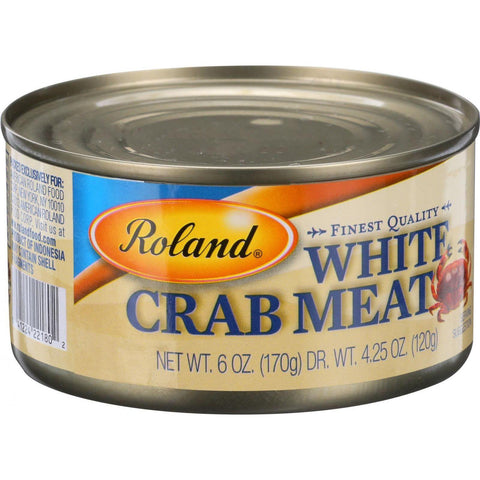 Roland Products Fish - Crabmeat - White - 6 Oz