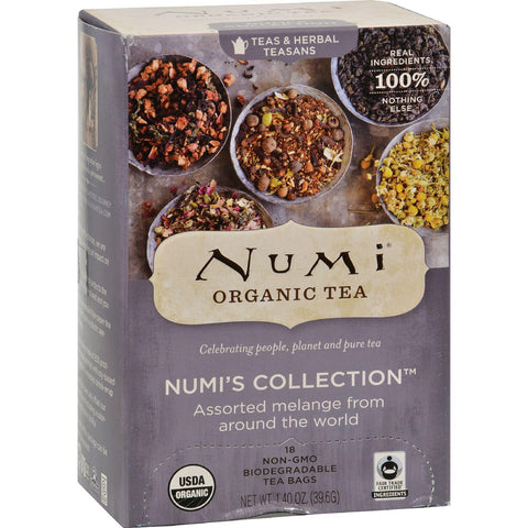 Numi Numi's Collection Assorted Melange - 18 Tea Bags - Case Of 6