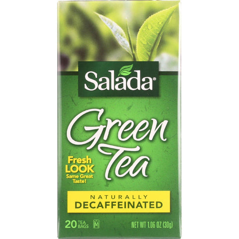 Salada Tea Tea - Green - Pure - Decaf - 20 Count - Case Of 6