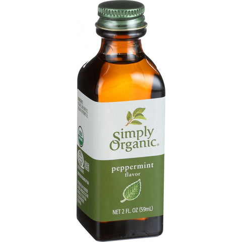 Simply Organic Peppermint Flavor - Organic - 2 Oz